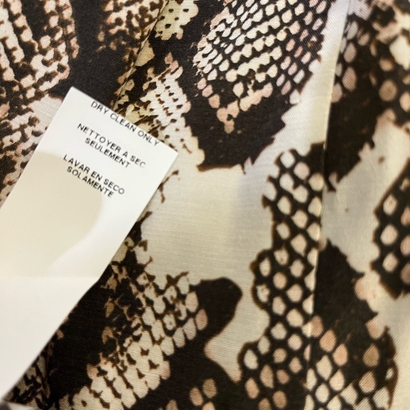 FIFTEEN TWENTY SNAKESKIN WIDE LEG PANTS SIZE MEDIUM - Picture 14 of 16